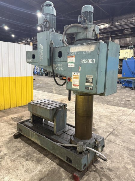 4' x 11" FORADIA SOUTH BEND MODEL #GR50-1200 RADIAL DRILL: YOBRO #24134