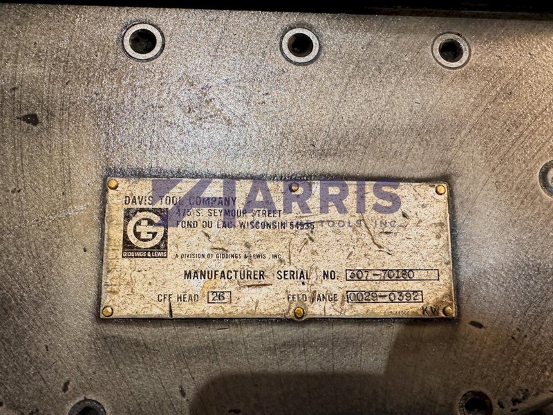 Davis Tool Facing Head CFF Head, 26"