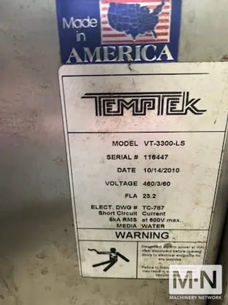 3 HP TEMPTEK MODEL VT3300-LS THERMOLATOR (4) AVAILABLE  MFG 2016- 2011