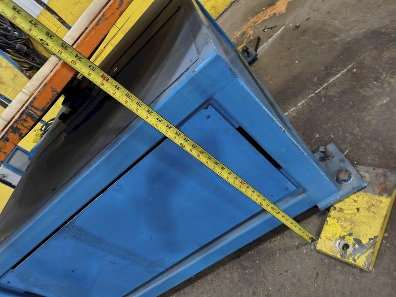60" AWC HORIZONAL MOTORIZED PALLET WIRE TYPE COIL REEL UNCOILER : YOBRO 26505