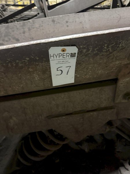 Carrier incline and sorting oscillating conveyor with 42/32" x approx. 30' incline section and 32" x approx. 30' sorting section and drive 