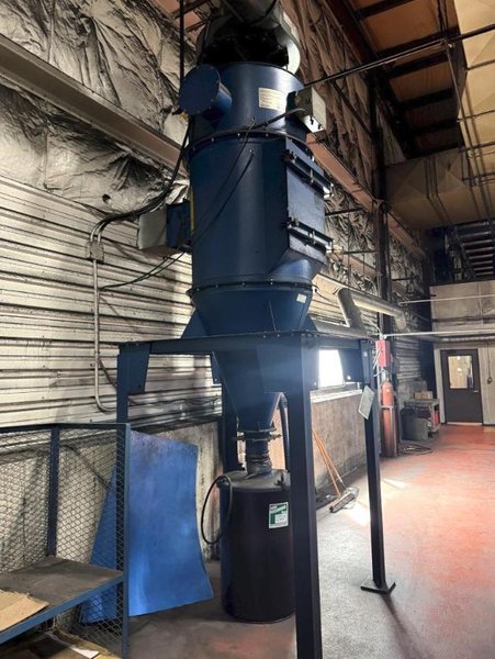 DONALDSON TORIT CYCLONE DUST COLLECTOR WITH DELTA P CONTROL. STOCK # 0980226