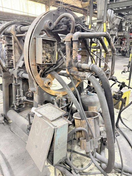 Shalco model u180 shell core machine with gun drilled heater plates, parts machine (no sand feed hopper)