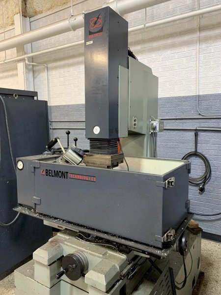 Belmont Maxicut 75 amp EDM Machine, s/n 97FB23604, with System 3R Tooling