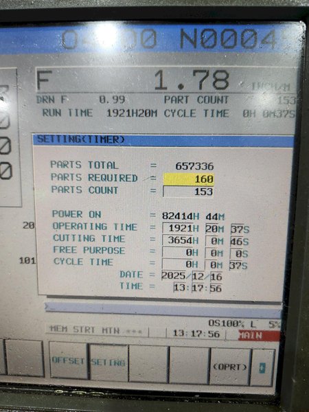 2007 NEXTURN SA-32E CNC Swiss Lathe - 7-Axis, 8000 RPM, Fanuc Control, Cutting Hours: 3654