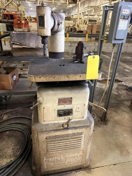 18" X 20" BOYAR-SCHULTZ #2 PROFILE GRINDER. STOCK # 1085626
