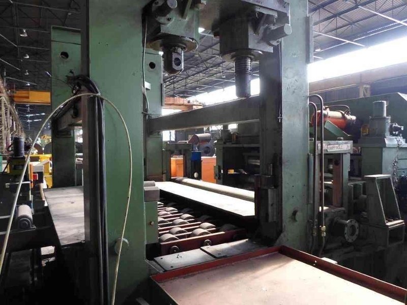 96" x 0.550" x 60,000# Delta Cut To Length Line STOCK #3200