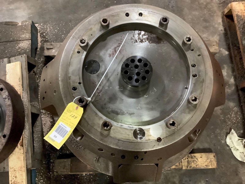 Used, 34" (860 mm) Rohm Hydraulic Indexing Chuck with Hydraulic Power Unit