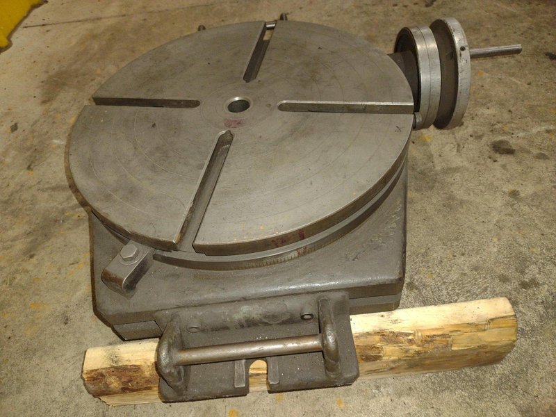 15" BRIDGEPORT MODEL #15 ROTARY TABLE: STOCK 22437