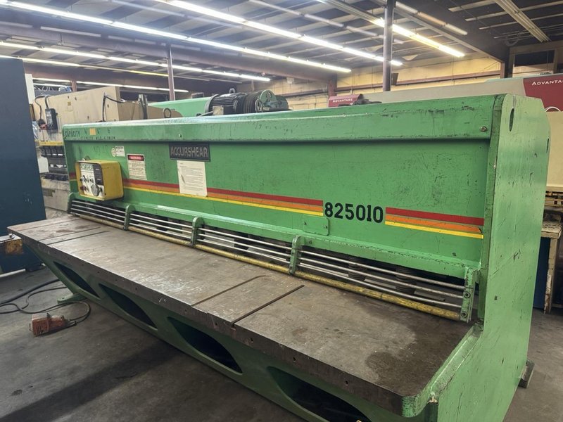 1/4″ x 10′ 625010 Accurshear CNC Shear, 1984