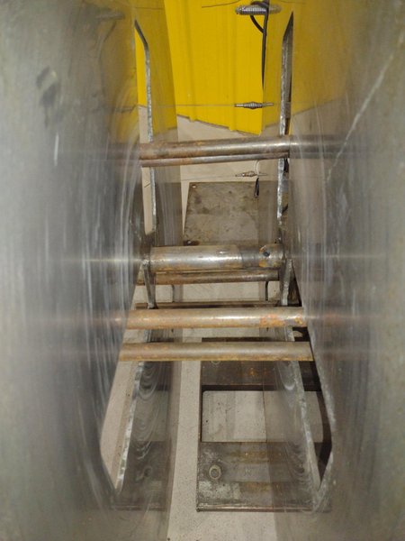500 LB X 10" JACO MODEL #JVRE-510-1 MOTORIZED UNCOILER COIL REEL: STOCK #20086