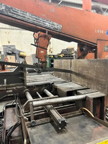 USED COSEN 16" X 31" SEMI-AUTOMATIC DUAL COLUMN DOUBLE MITERING BANDSAW MODEL SH-800DM, Year: 2006