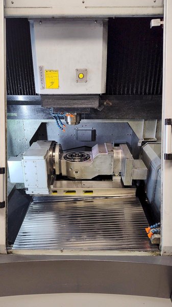 SODICK High Tech HS650L High Speed 5-Axis Vertical Machining Center 2008 equipped with Sodick HighTech, HS650 Linear, Sodick LN5X control, 675mm x 500mm x 300mm travels, 3285 Hours of run time, 40,000 RPM Spindle, HSK E32, 16 tool carousel, Renishaw Probe, Bloom Laser Tool Setter