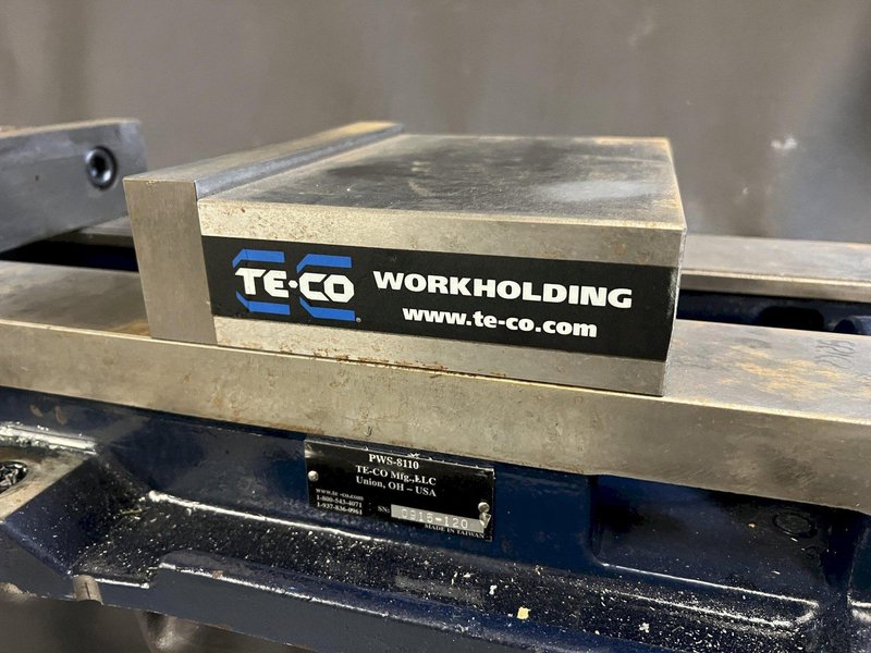 Te-Co TMX PWS-8110 8" CNC Machine Vise 11" Opening