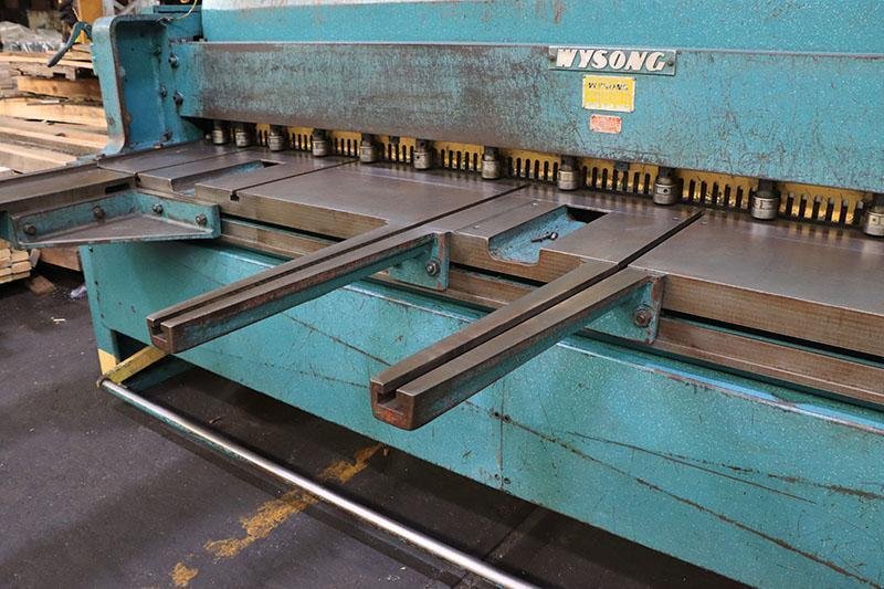 10' x 10 GA WYSONG POWER SQUARING SHEAR, MODEL: 1010-RD