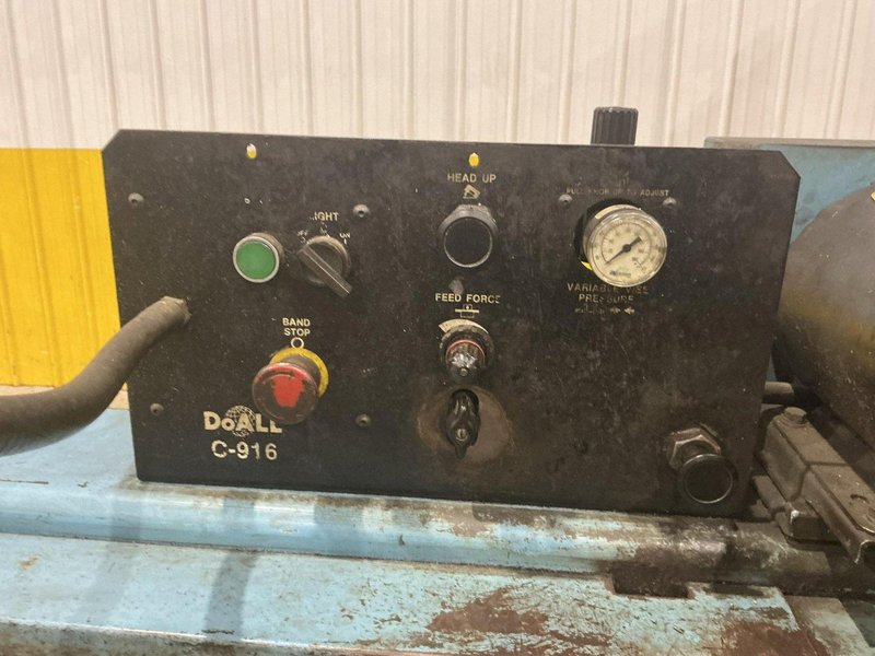 9" X 16" DOALL MODEL #C-916 HORIZONTAL BANDSAW: YOBRO #26045