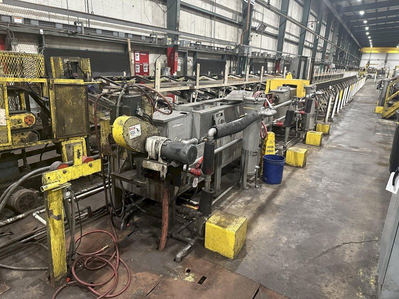 4" CAPACITY ULTRASONIC BAR &amp; TUBE CONTINUOUS WASHER: STOCK #22589