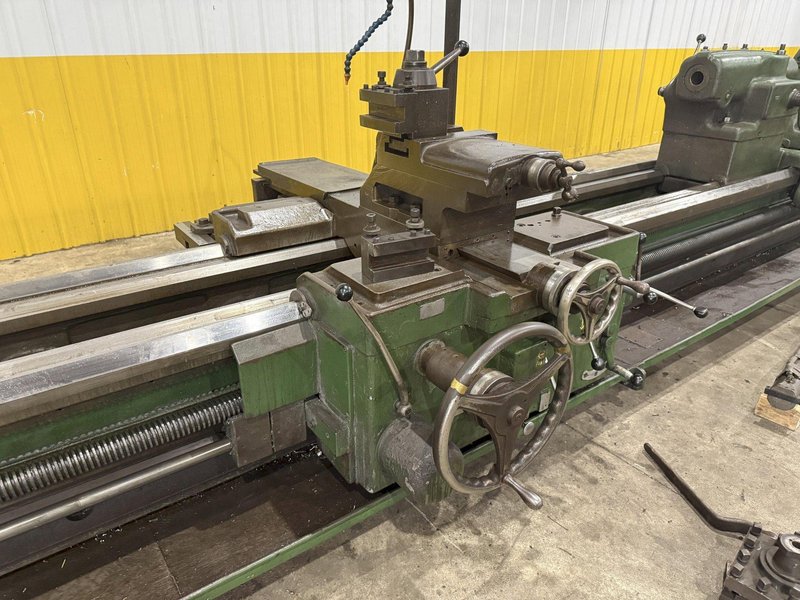 40" X 420" /35' AMERICAN MODEL H HEAVY PATTERN ENGINE LATHE, 2-7/8" HOLE: STOCK #22746