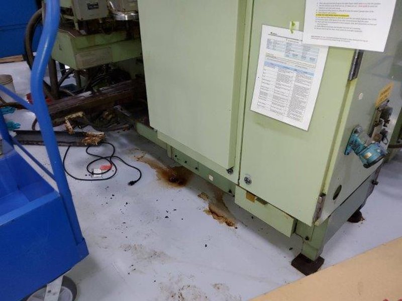 OKUMA MODEL #GA-34N CNC CYLINDRICAL GRINDER W/ TOOLING, MIST COLLECTOR &amp; FILTER: YOBRO #26469