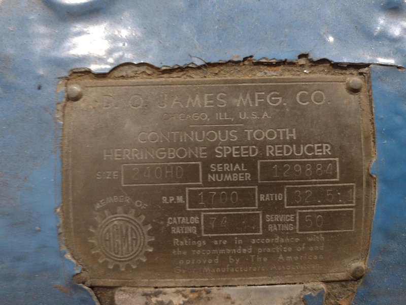 36” W X 16" ID YODER RECOILER WITH PUSH-OFF MANDREL: STOCK  #22952