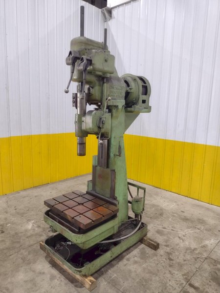 28" CINCINNATI BICKFORD MODEL #3L GEARED HEAD SINGLE SPINDLE  DRILL: STOCK #22815