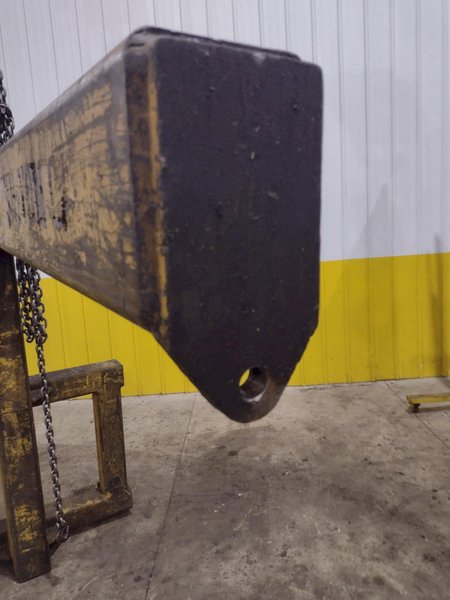 7,000 LBS (3.5 TON) X 70" X 63" MODEL FC JS-70 CALDWELL FORKLIFT CLIP-ON BOOM: STOCK #23563