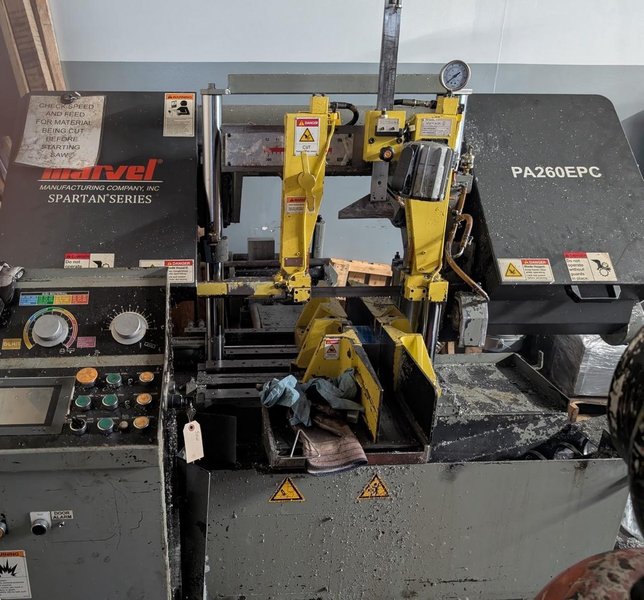 12″ x 10.25″ Marvel Spartan PA260EPC Horizontal Saw, 2018