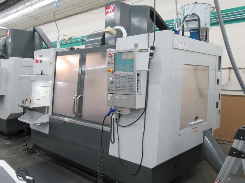 Haas VM-3 CNC Vertical Machining Center, Haas MainCon Control, 4th &amp; 5th Axis Drives, 1000 PSI TSC, 24+1 ATC, Probing, High Speed Machining, RJH- Auction Item