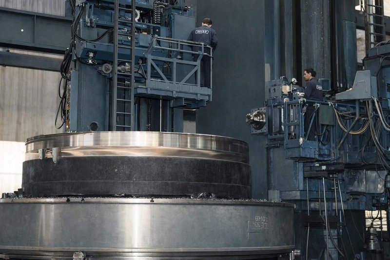 Innse - int &amp; ext milling Ø 9800 mm CNC