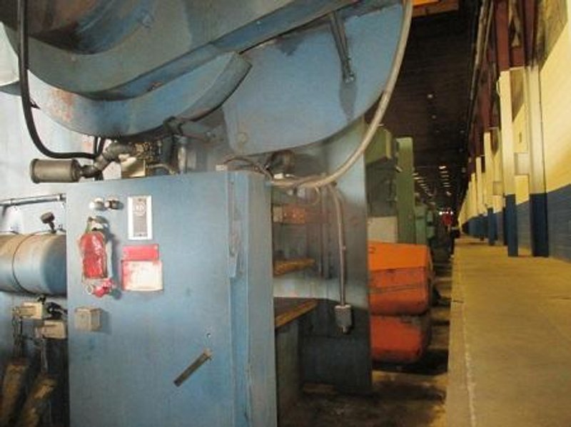 150 TON DREIS &amp; KRUMP (CHICAGO) # SS150-42-96 STRAIGHT SIDE DOUBLE CRANK PRESS