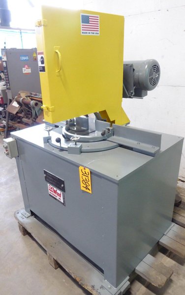 20"/22" Kalamazoo Abrasive Saw KM20-22, Double Miter, Air Vise, 20 HP, 4" Solids