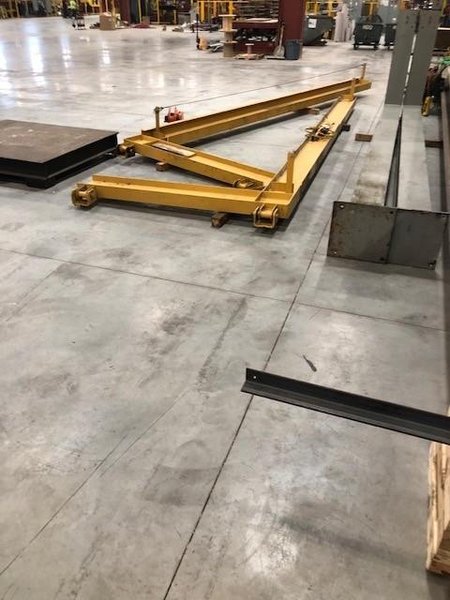 1/2 TON GORBEL WALL MOUNT JIB CRANE ARM STOCK #2833