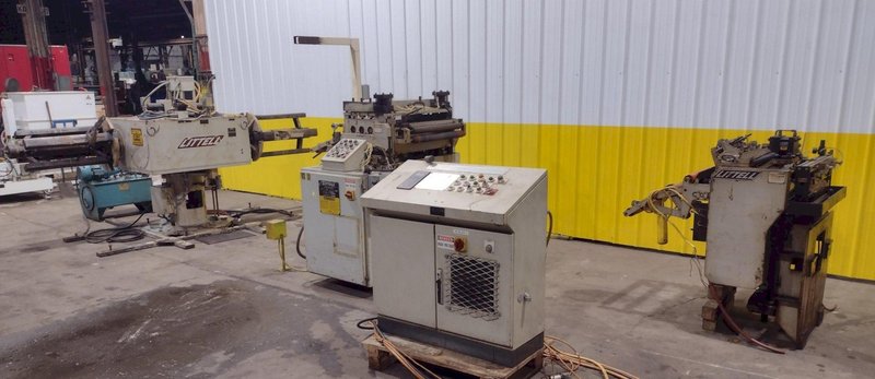 24" WIDE X .093-.250" X 6,000 LB LITTELL SERVO COIL FEED LINE: STOCK #19223