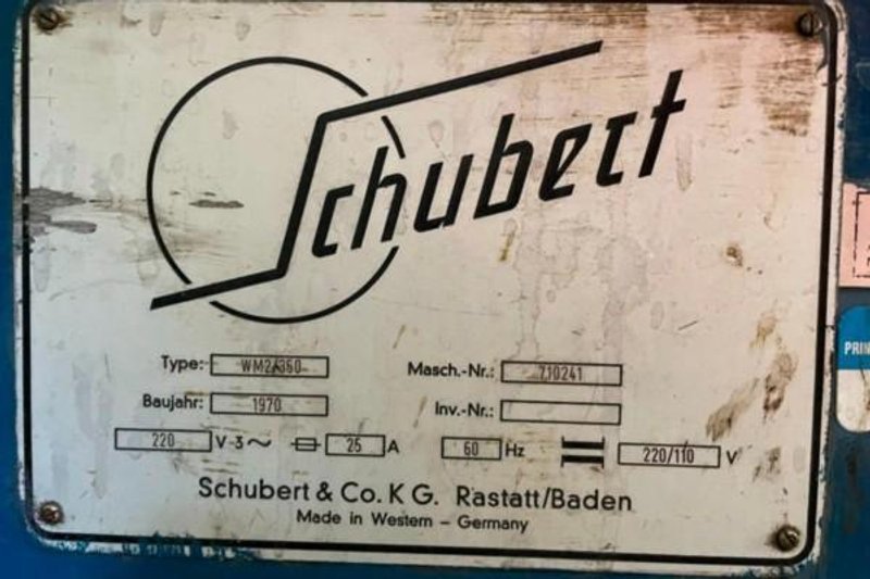 13" SCHUBERT MDL# WM2-350 PARTS FLATTENER AND STRAIGHTENER Stock # 14169