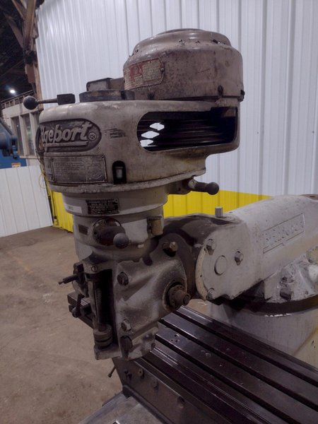 1 HP BRIDGEPORT MODEL J VERTICAL RAM TYPE MILL: STOCK 19390