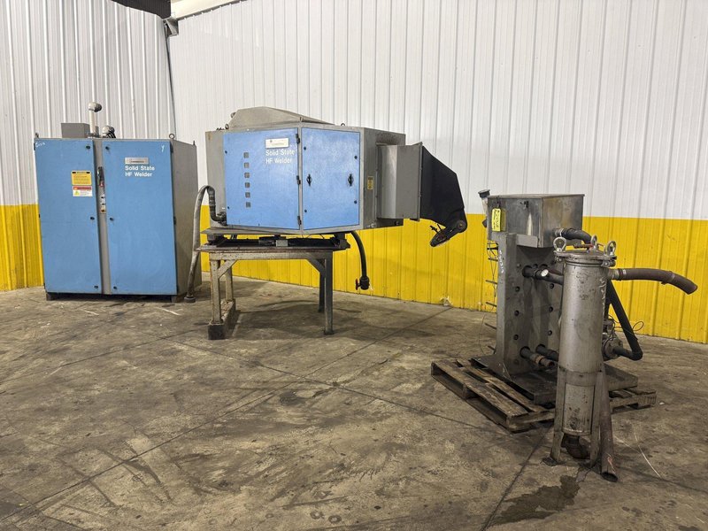 150 KW THERMATOOL MODEL #CF14-1506460 SOLID STATE HF WELDER SYSTEM, THERMAVIEW CONTROLS: YOBRO #24318
