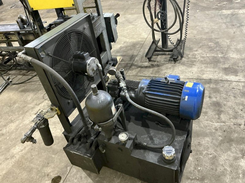 20 TON IOWA PRECISION MODEL #HP20T HYDRAULIC CUTOFF PRESS with DIE ACCELERATOR AND BECK CONTROLS: YOBRO #25049