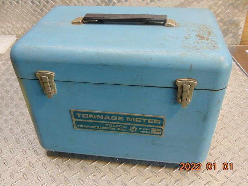 100 TON TOLEDO TRANSDUCERS LOAD TONNAGE METER &amp; MONITOR: STOCK #16453