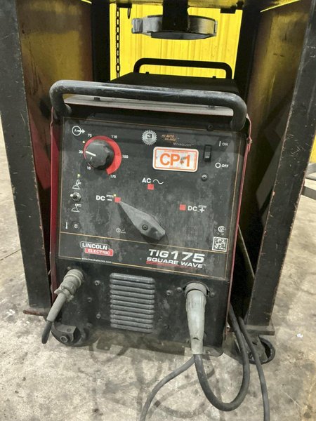 10" X .075" GUILD MODEL #VE-10 SHEAR END WELDER WTH LINCOLN TIG175 WELDER: YOBRO #24859