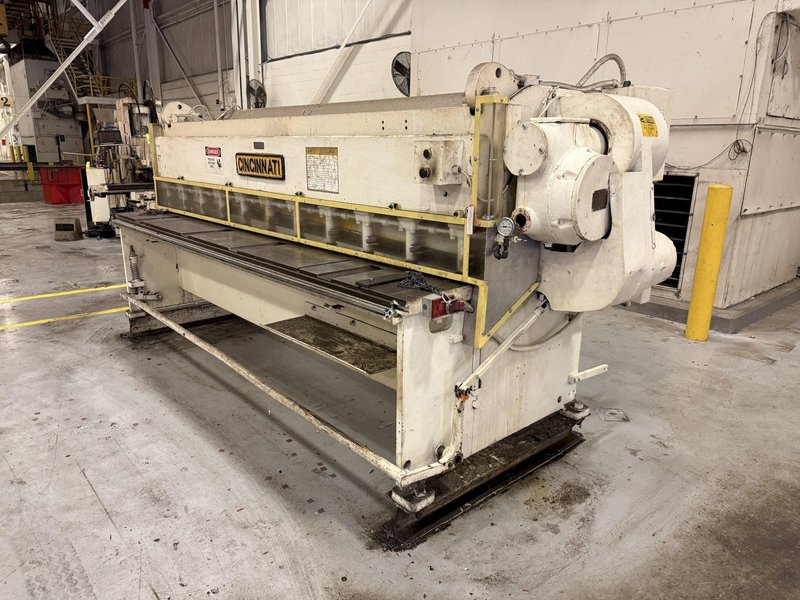10' X 10 GAUGE CINCINNATI MODEL 1010 MECHANICAL SHEAR: YOBRO #26397