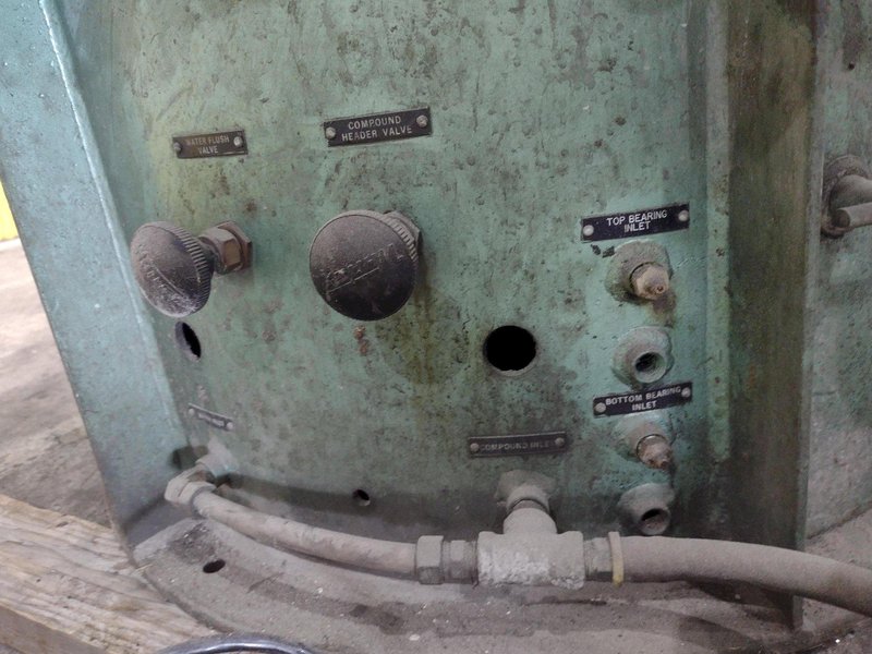 7 CUBIC FOOT X 48" SWECO MODEL #FMD7LR VIBRATORY BOWL PARTS FINISHER: STOCK #23140