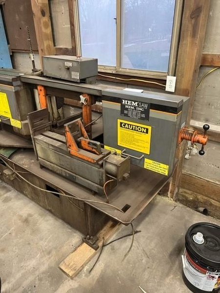 16″ x 12.75" HEM SIDEWINDER HORIZONTAL BAND SAW STOCK# 3418