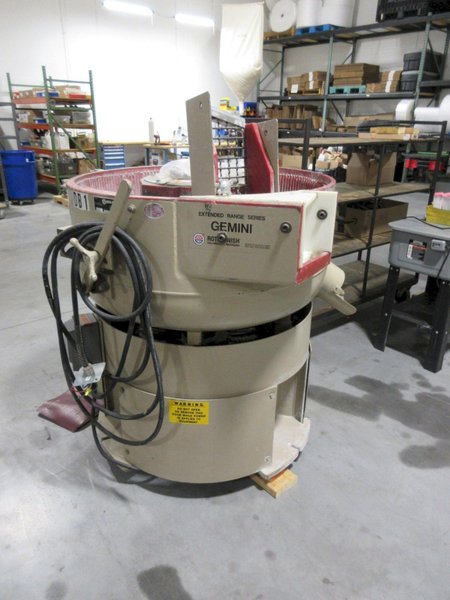 Hammond | Roto Finish Gemini 4 Centrifugal Abrasive Finisher, Extended Range Series- Auction Item