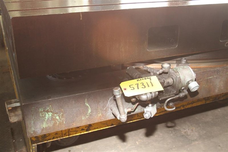 96" X 96" GIDDINGS &amp; LEWIS ROTARY AIR LIFT TABLE: STOCK #10946