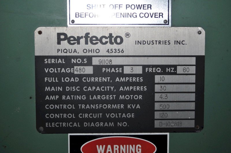 2000 LB  X 16" PERFECTO MOTORIZED UNCOILER