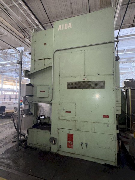 630 TON AIDA MODEL #K-630 KNUCKLE JOINT PRESS, 25-40 SPM, NEW 1991: YOBRO #25820