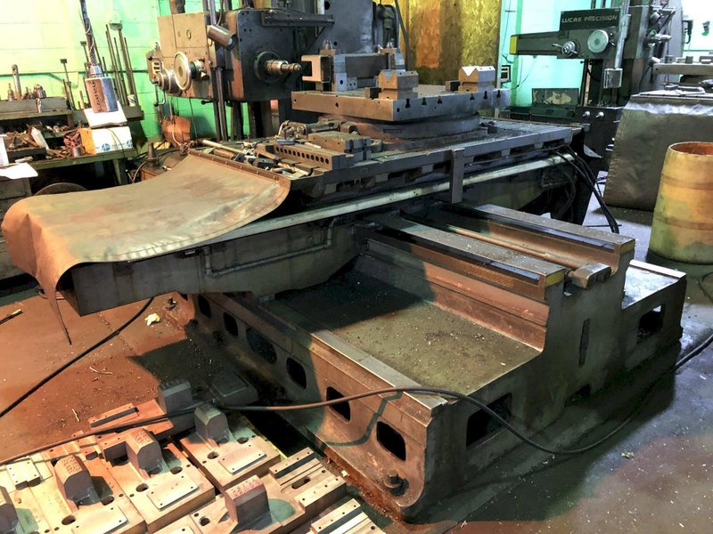 4" LUCAS MODEL #44IB-72 HORIZONTAL BORING MILL: STOCK 18230
