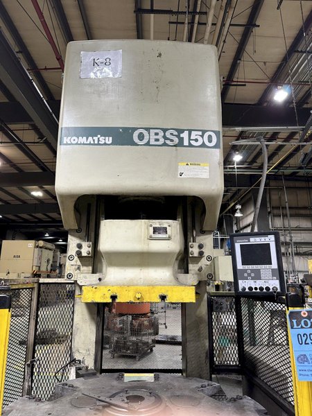 165 TON KOMATSU OBS GAP FRAME STAMPING PRESS