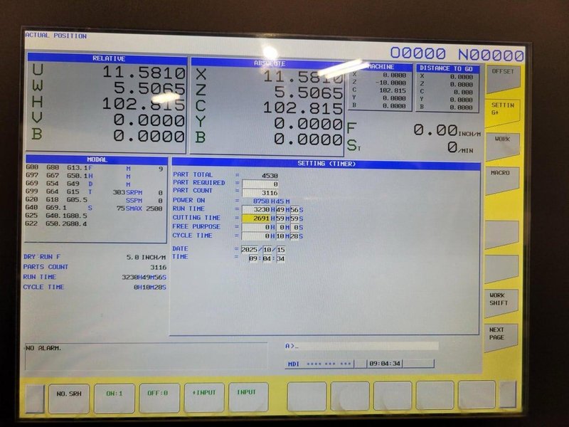 Eurotech Elite B620-SLY Multi-Axis Turning Center, 2020 – Sub-Spindle, Chip Conveyor, Live Tooling