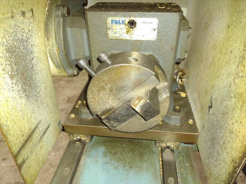 J.F. BERNS MODEL 76-JB-3 CHAMFERING MACHINE w/ 10" 3-JAW CHUCK: STOCK #23372